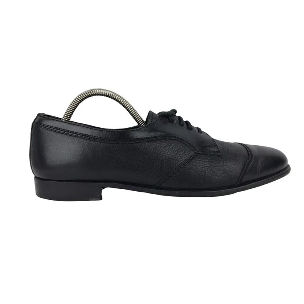 Jarman International Collection Mens‎ Black Leather Oxford Dress Shoes Size 10.5